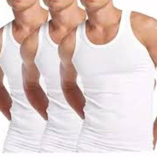 Vest-- Men&#039;s Vest White For inner wear