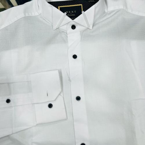 Shirt | Full sleeve Whit shirt pure cotton (Next)