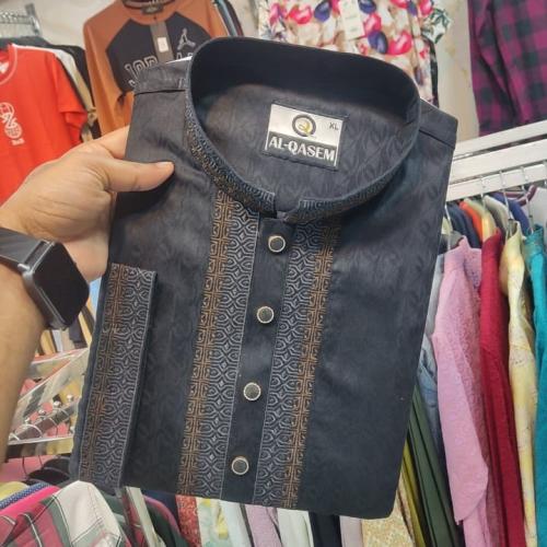 Super Exclusive Embroidery Design Panjabi  Jacket Fabric