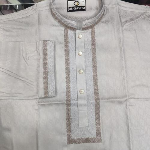 Super Exclusive Embroidery Design Panjabi  Jacket Fabric