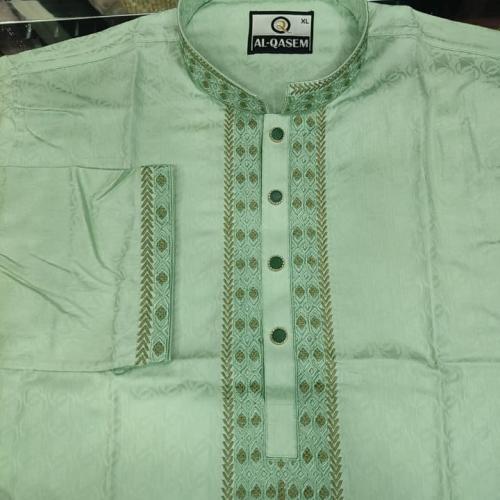 Super Exclusive Embroidery Design Panjabi  Jacket Fabric